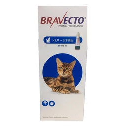 [190087 12601] BRAVECTO SPOT ON 250MG GATOS 2,8 - 6,25KG - MSD