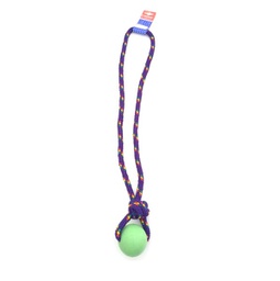 [231298] PELOTA DE GOMA MEDIANA SOGA ALPINA 12MMX55CM S503 - PETS PLAST