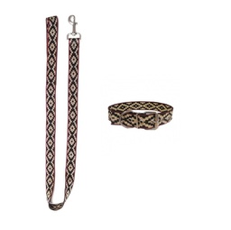 [251545] JUEGO COLLAR 15MM X 33CM Y CORREA 15MM X 1,20MT GUARDA PAMPA