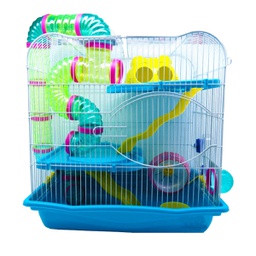 [338012] HAMSTERA C/TUBOS 2 PISOS LARGE 40X30X45 - MILLEX