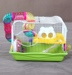 [340016] HAMSTERA C/TUBOS 2 PISOS 45X30X32 - MILLEX