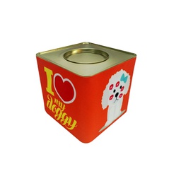[995042] LATA CONTENEDORA VINTAGE CANICHE NARANJA 5KG - LTIM