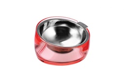 [11713] COMEDERO ACERO OBLIK SUPERB PINK RUBY X 405 ML.