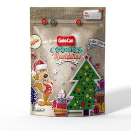 [120918] COOKIES NAVIDEÑAS PARA PERROS X 300G - GOLOCAN