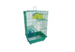[331236] HAMSTERA 2 PISOS CON RUEDA C/BEBEDERO - IMPORTADO